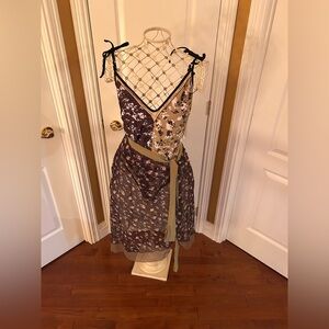 swimsuit and paréo size large new no tags